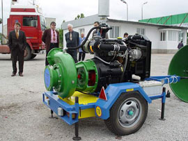 The mobile diesel-engine pump units of high efficiency