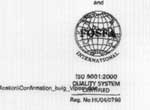 The Certificate ISO was prolonged upto 2009